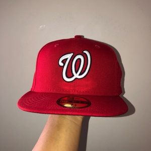Men’s Washington Nationals Red Fitted Hat